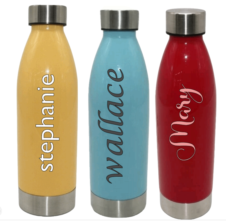 Personalized water bottle